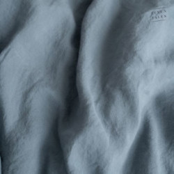 Linen Tales Blue Fog Linen Duvet Cover Set 200x200 50x70*2