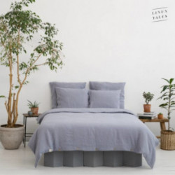 Linen Tales Dapple Grey Hemp Duvet Cover Set 200x200 50x70*2