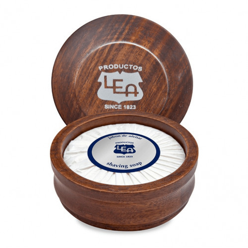 LEA Shaving Soap In Wooden Bowl 100g
