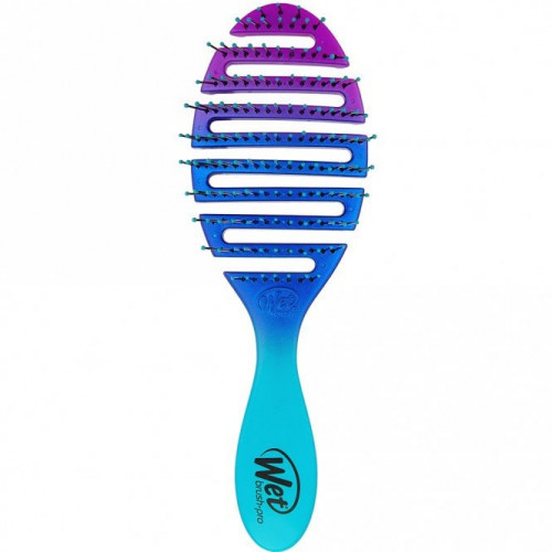 Photos - Comb Wet Brush WetBrush Flex Dry Hair Brush Teal Ombre 