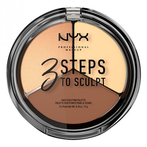 NYX Professional Makeup 3 Steps to Sculpt Face Sculpting Palette 15g