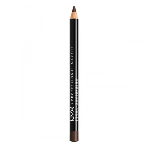 Photos - Eye / Eyebrow Pencil NYX Professional Makeup Slim Eye Pencil Black brown 