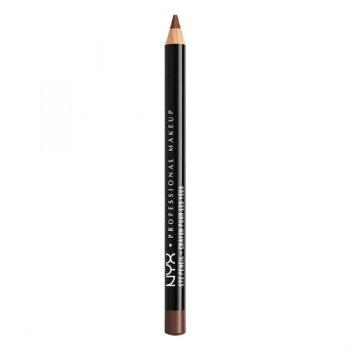 Photos - Eye / Eyebrow Pencil NYX Professional Makeup Slim Eye Pencil Dark Brown 