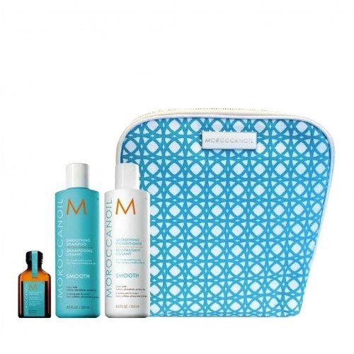 Moroccanoil Smoothing Hair Care Pack: Shampoo + Conditioner + Hair Oil