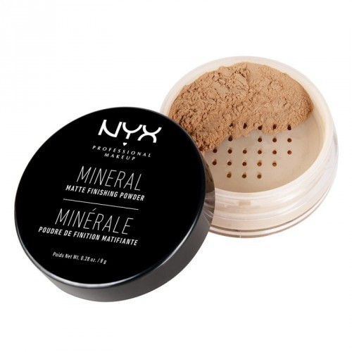 Photos - Face Powder / Blush NYX Professional Makeup Mineral Finishing Powder Medium/Dark 