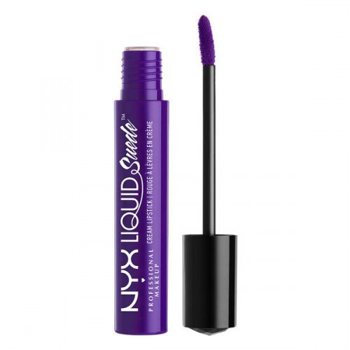 Photos - Lipstick & Lip Gloss NYX Professional Makeup Liquid Suede Metallic Matte Lipstick Amethyst 