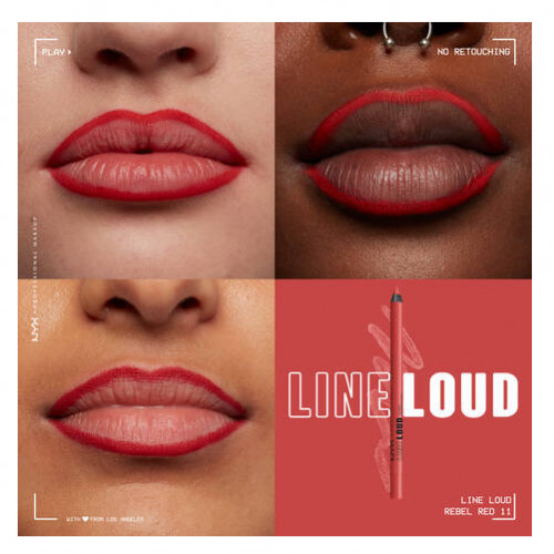 NYX Professional Makeup Line Loud Longwear Lip Liner Goal Crusher