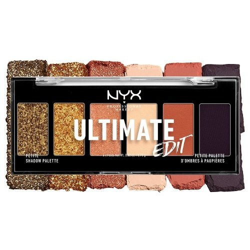 NYX Professional Makeup Ultimate Edit Petite Shadow Palette Warm neutrals