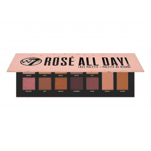W7 Cosmetics Rosé All Day Palette 1pcs