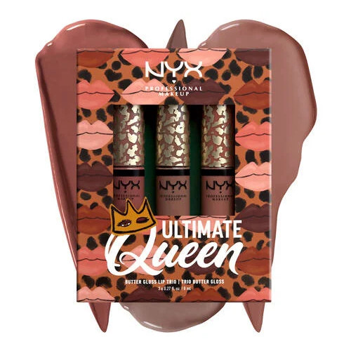 NYX Professional Makeup Ultimate Queen Butter Gloss Trio 3x8ml