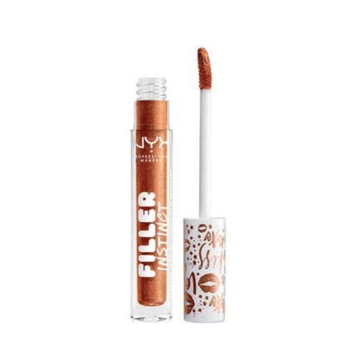 Photos - Lipstick & Lip Gloss NYX Professional Makeup Filler Instinct Plumping Lip Polish Gloss New Mone 