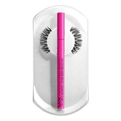 NYX Professional Makeup Jumbo Lash! Vegan False Lash System False Lash and Liner Kit 04 Fringe Glam