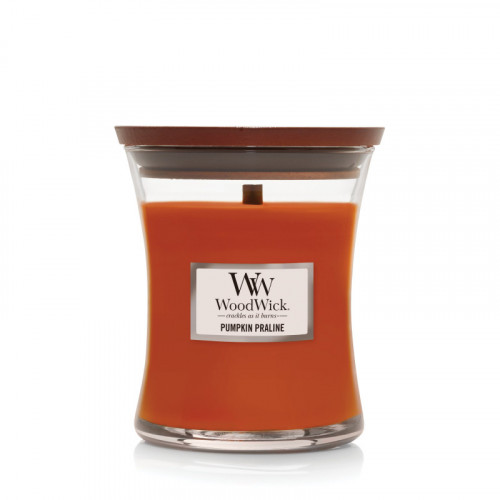 WoodWick Pumpkin Praline Candle Heartwick