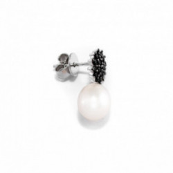 Nilly Silver Earrings With Pearls (Ag925) KS862643