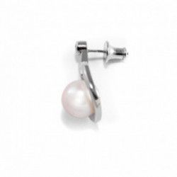 Nilly Silver Earrings With Pearls (Ag925) KS677555