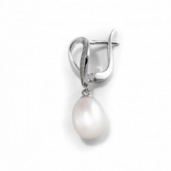 Nilly Silver Earrings With Pearls (Ag925) KS898123