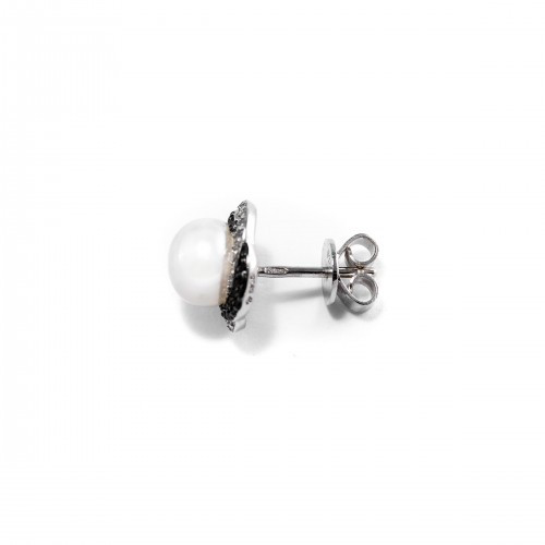 Nilly Silver Earrings With Pearls (Ag925) KS824650