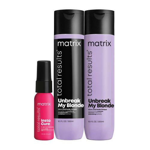 Matrix Unbreak My Blonde Gift Set for Blond Hair 300ml+300ml+30ml