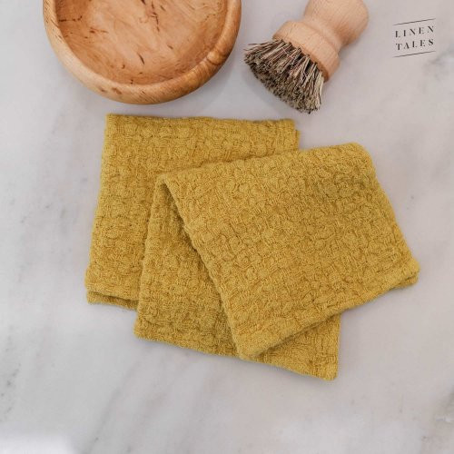 Linen Tales Linen Dishcloth Set of 2 Cafe Creme