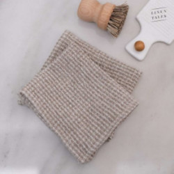 Linen Tales Linen Dishcloth Set of 2 Cafe Creme