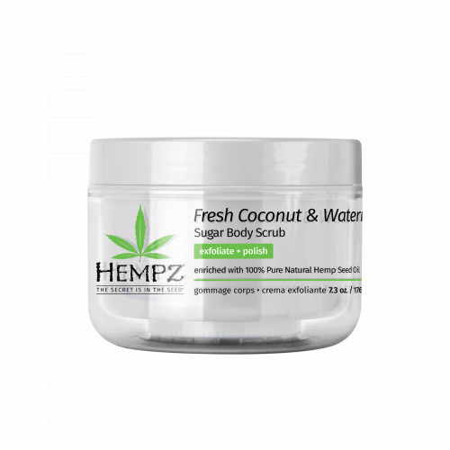 Hempz Fresh Coconut & Watermelon Herbal Sugar Body Scrub 215ml