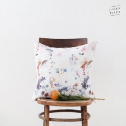 Linen Tales Linen Cushion Cover Martini Olive