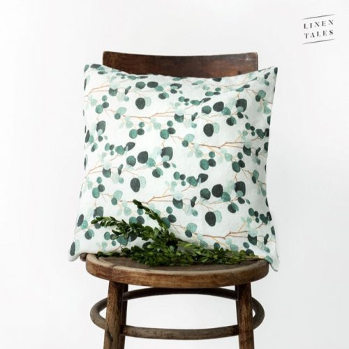 Linen Tales Linen Cushion Cover Martini Olive
