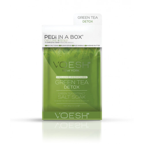 VOESH Pedi In A Box Deluxe 4in1 Green Tea Detox Gift set