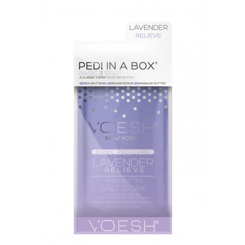 VOESH Basic Pedi In A Box 3in1 Lavender Relieve Gift set