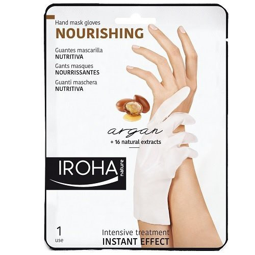 IROHA Nourishing Hand & Nail Care Gloves With Argan Oil 1pcs