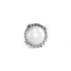 Nilly Silver Earrings With Pearls (Ag925) KS671973