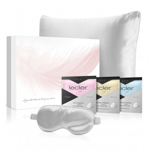 Lecler Silky Sheet Mask Gift Set Pink