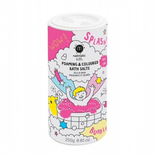 Nailmatic Kids Colored Bath Salts - Pink 250g