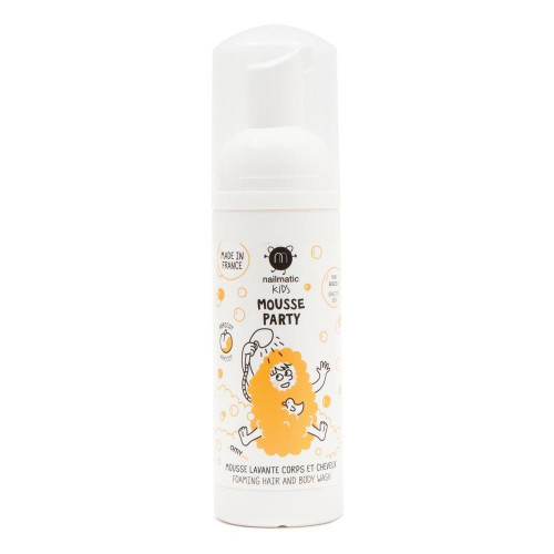 Nailmatic Kids Apricot Mousse Party Foaming Hair & Body Wash 150ml