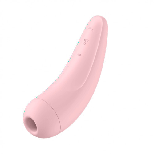 Satisfyer Curvy 2+ Air Pulse Stimulator + Vibration Pale Pink