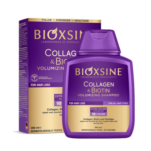 Bioxsine Collagen & Biotin Volumizing Shampoo 300ml