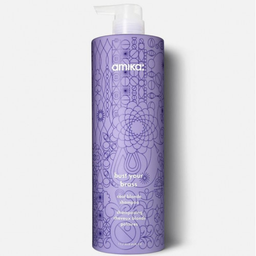 Amika Bust Your Brass Cool Blonde Shampoo 300ml